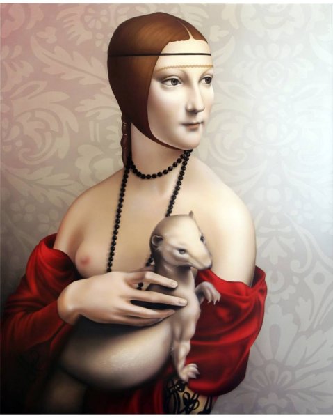 Леонардо да Винчи дама с горностаем