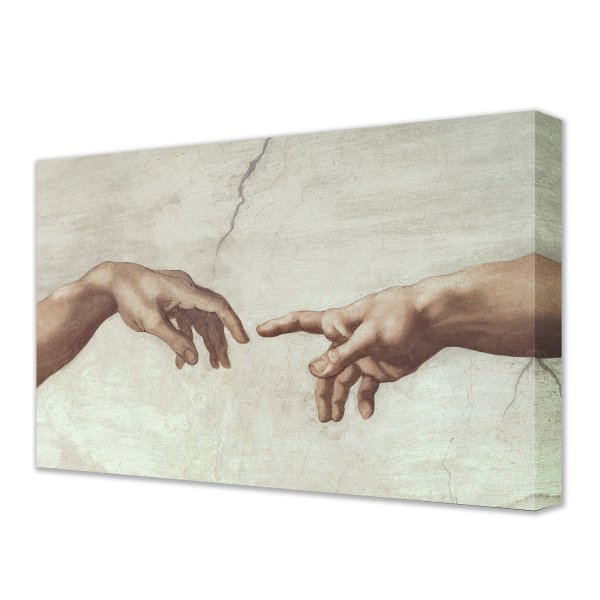 Микеланджело Сотворение Адама