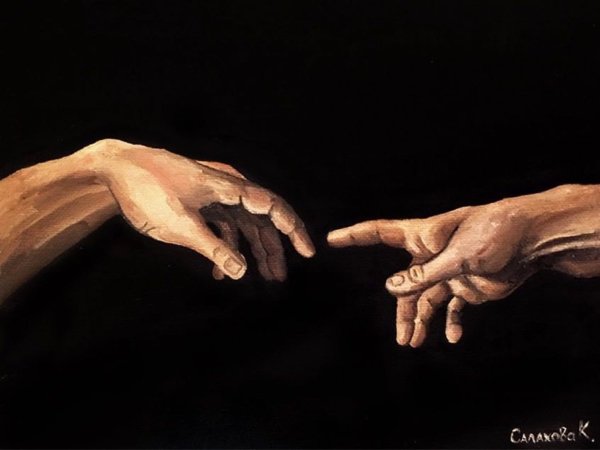 Микеланджело Creation of Adam