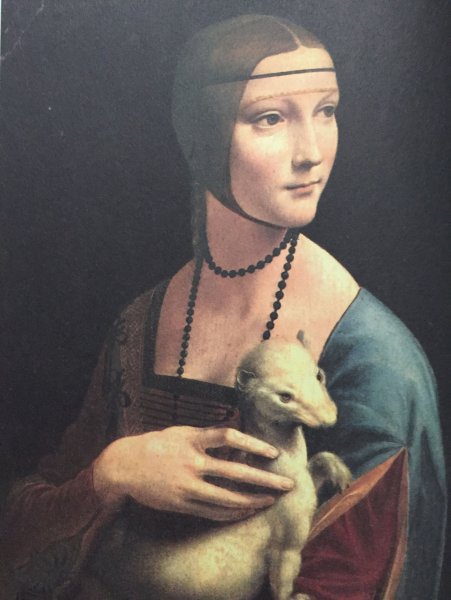 Леонардо да Винчи дама с горностаем