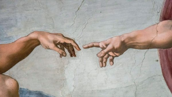 Микеланджело Буонарроти Сотворение Адама