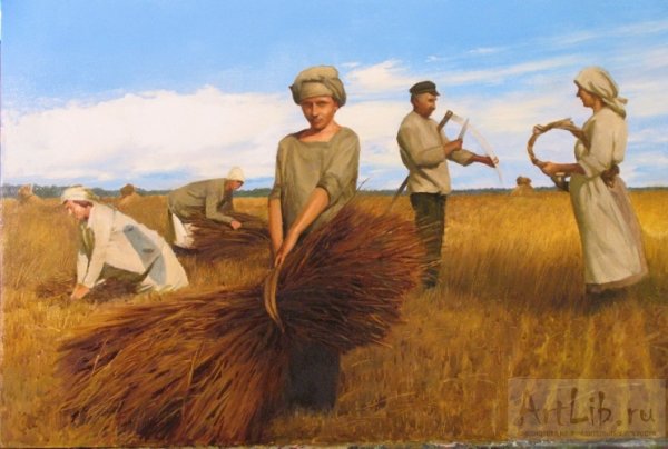 Венецианов сенокос