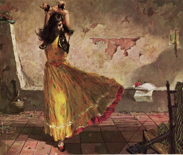 Портрет цыганки приносящий счастье оригинал