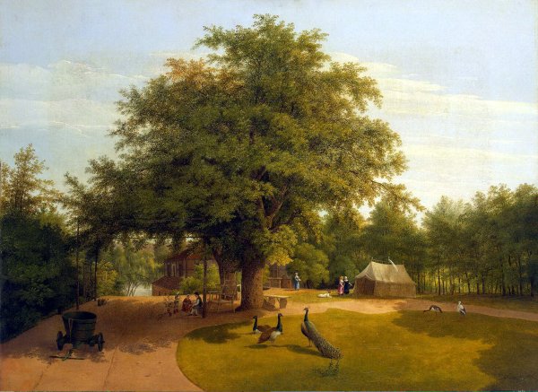 Лютке, Петер Людвиг. Остров павлинов1821 г.