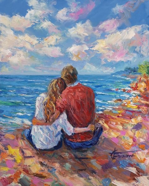 Картина влюбленная пара