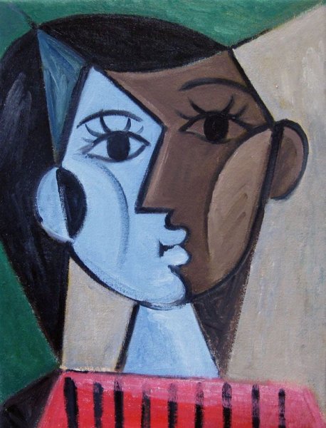 Пабло Пикассо портреты кубизм