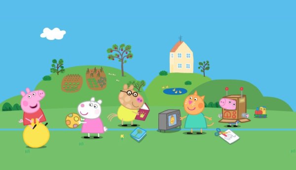 Пеппа Пиг Хаус волпапер