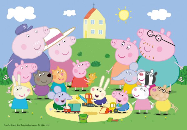 Дом свинки Пеппы в мультике