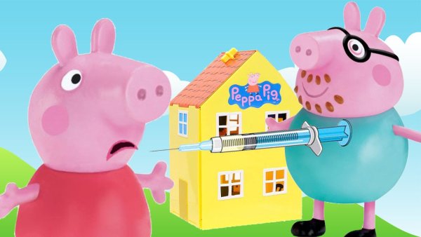 Обои домик свинки Пеппы