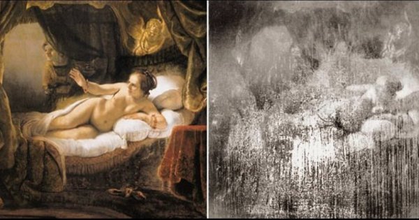 Даная Рембрандт картина