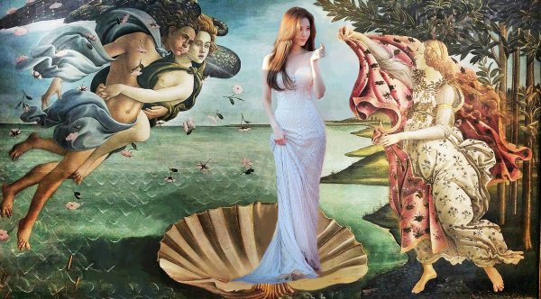 Боттичелли Афродита выходящая из пены