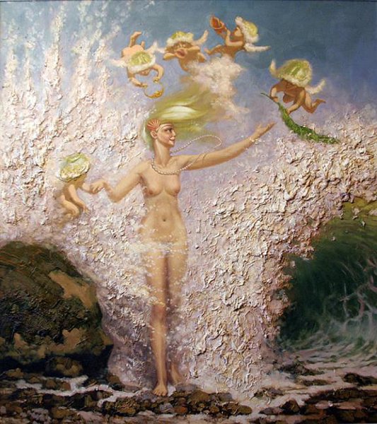 Сандро Боттичелли рождение Венеры фрагмент