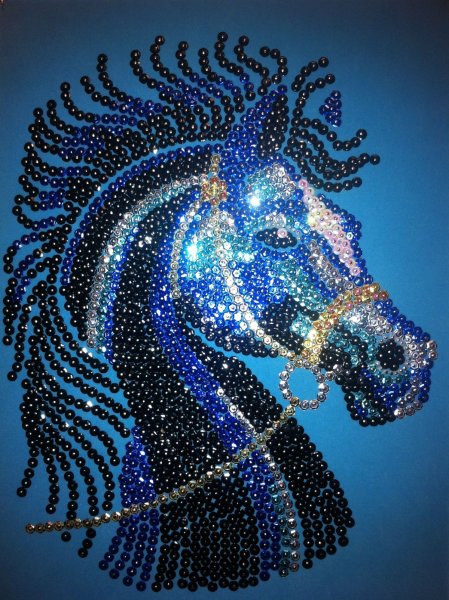 Шоу картина из блесток