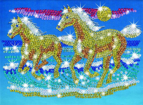 Лошадь из страз