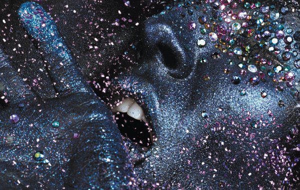 Ап-020 картина из пайеток "Райская птичка"