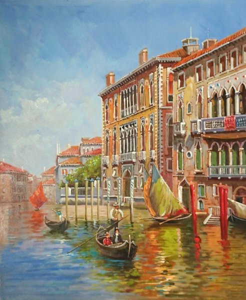 Картины Венеция Августо Бруно