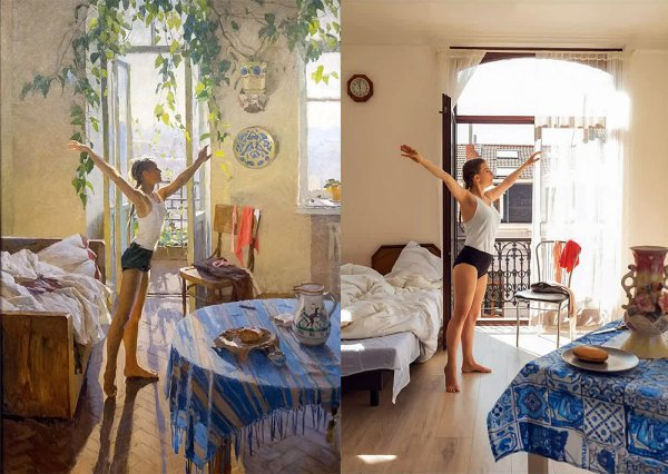 Утро Татьяна Ниловна Яблонская живопись, 1954