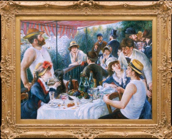 Огюст Ренуар завтрак Лодочников