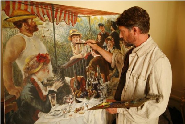 Завтрак гребцов картина