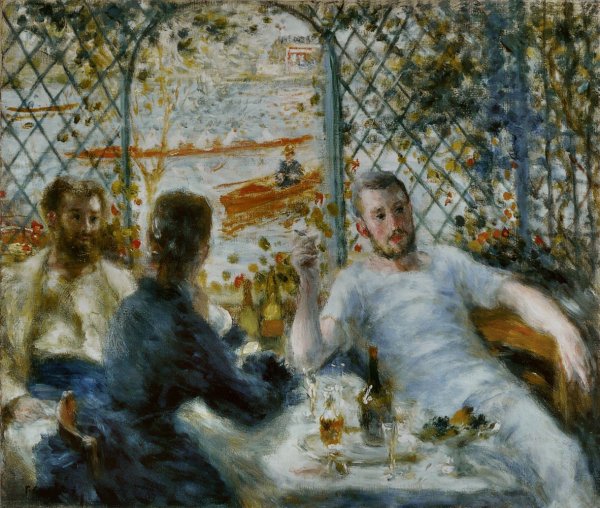 Пьер Огюст Ренуар завтрак гребцов