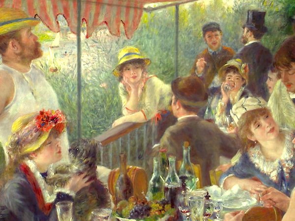 Огюст Ренуар завтрак Лодочников