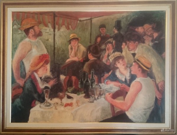 Огюст Ренуар завтрак гребцов