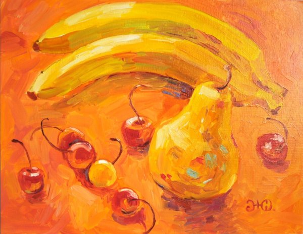 Натюрморт в одной цветовой гамме