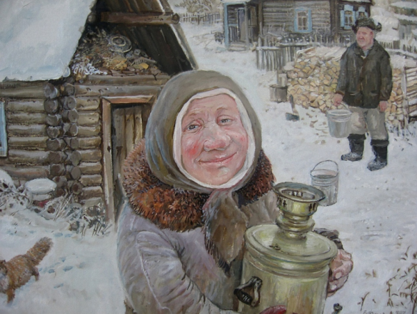 Алексей и Сергей Ткачевы. В бане