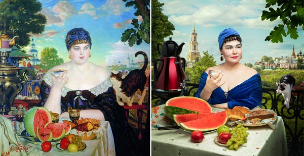 Борис Михайлович Кустодиев Купчиха