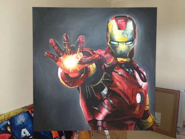 Картина маслом Iron man