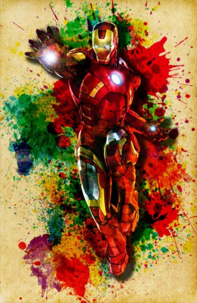 Марвел Железный человек арт
