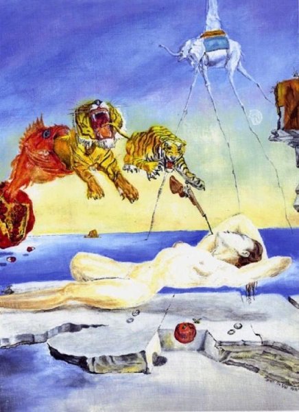 За секунду до пробуждения Сальвадор дали