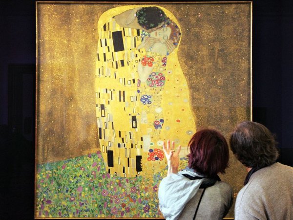 Витраж Густав климт