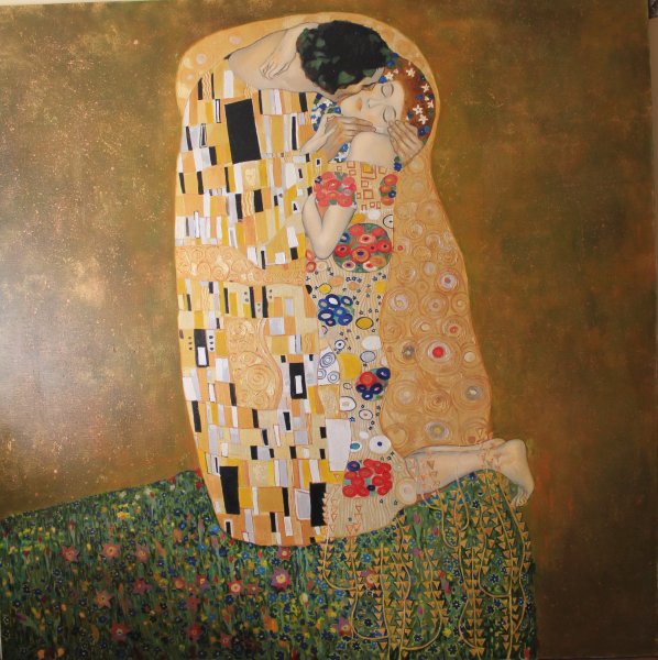 Густав климт поцелуй