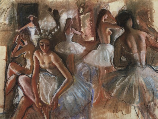 Зинаида Евгеньевна Серебрякова балетная уборная