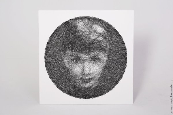 Портрет из ниток