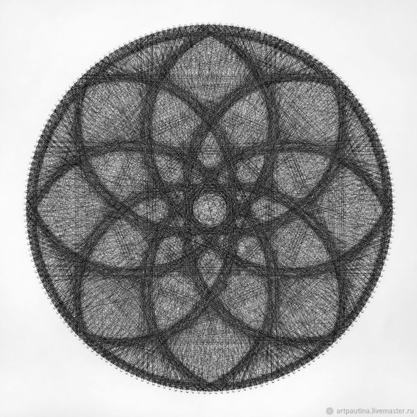 Картина нитями Ring String