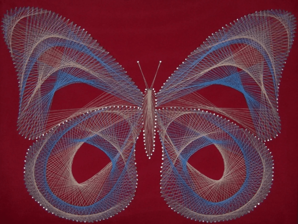 Ring String картина из нитей