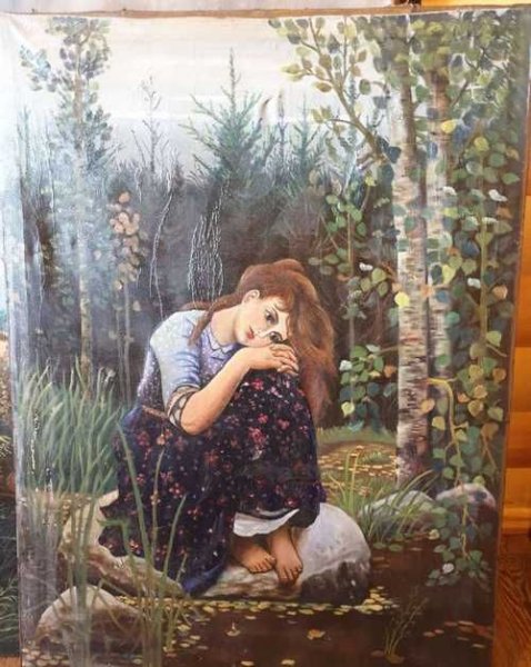 Аленушка на картинах художников