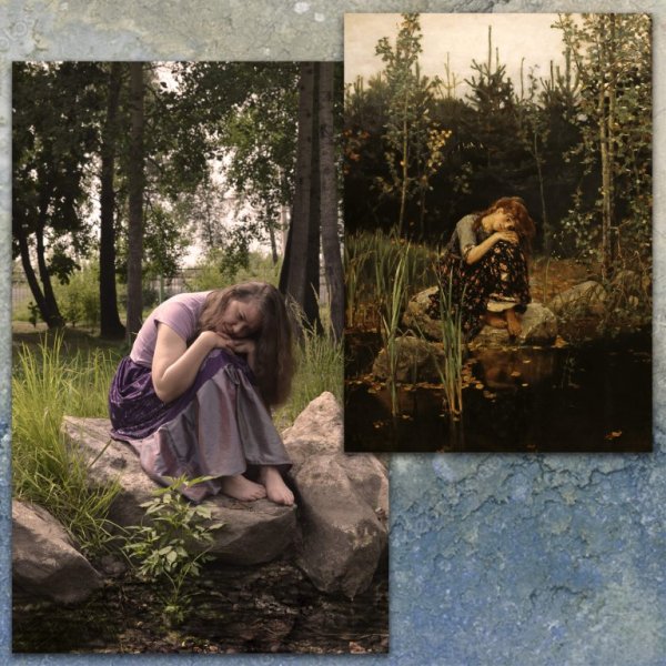 Сестрица Аленушка картина Васнецова