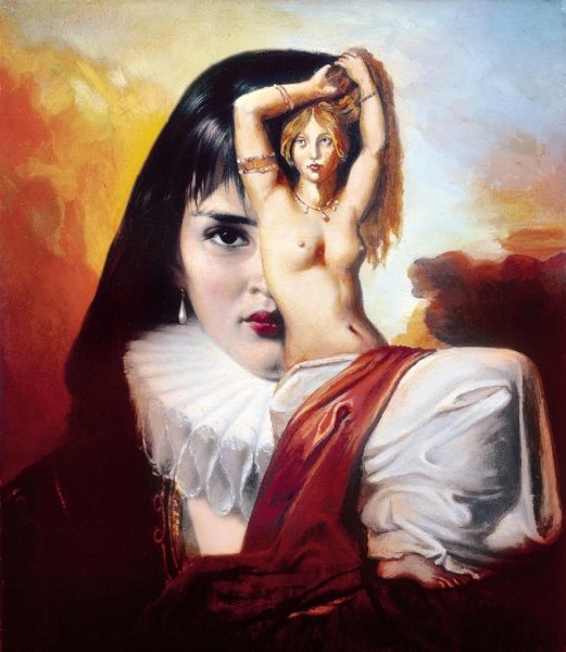 Никас Сафронов портрет Олега Ефремова