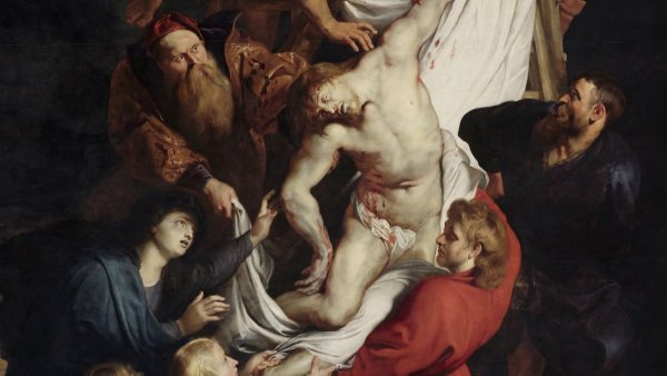 Рубенс снятие с Креста