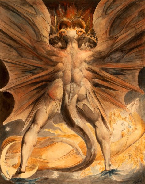 Уильям Блейк Великий красный дракон