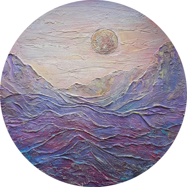 Панно из текстурной пасты