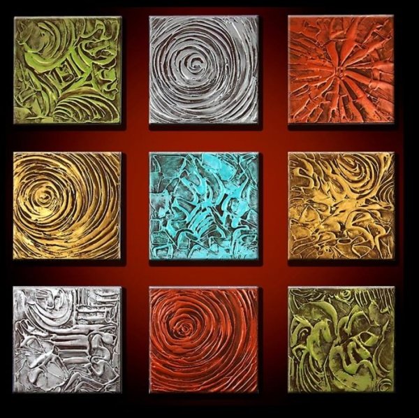 Фактурное декоративное панно