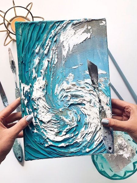 Интерьерные картины с поталью