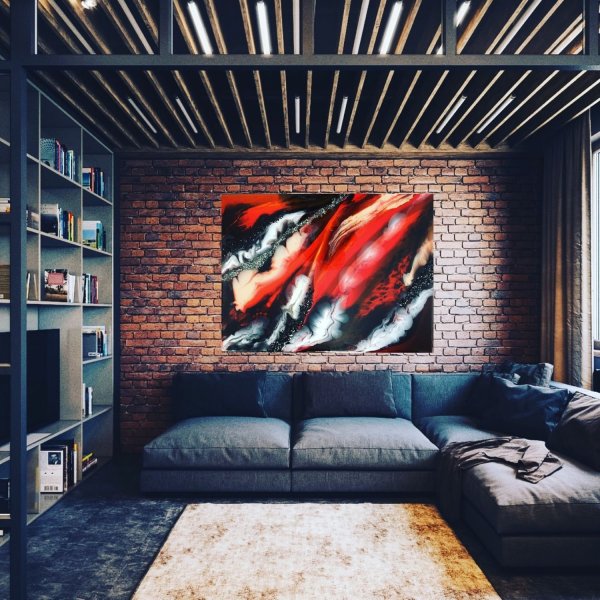 Двухуровневый пентхаус в стиле лофт Нью Йорк