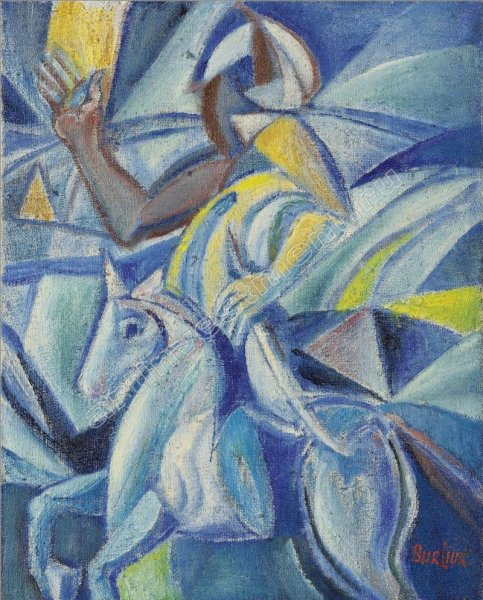 Давид Бурлюк картины футуризм