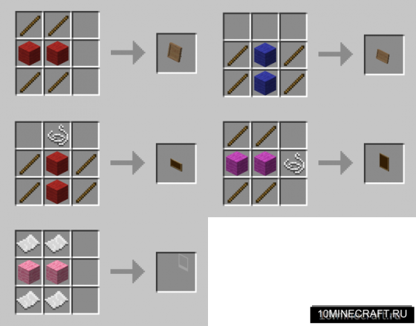 Крафт рамки в МАЙНКРАФТЕ