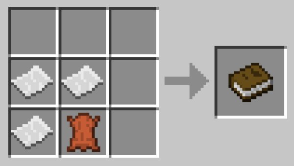 Minecraft книга крафт